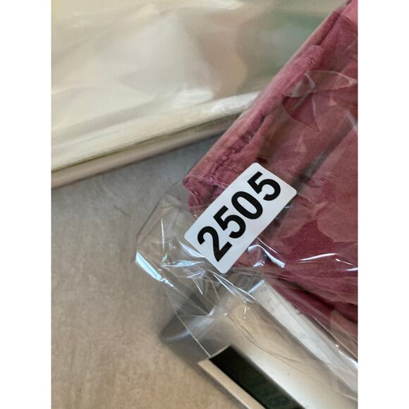 Vintage Express Midi Dress 1 Medium Tank Pockets Jersey Round Neck Stone Red 80s - Picture 12 of 13